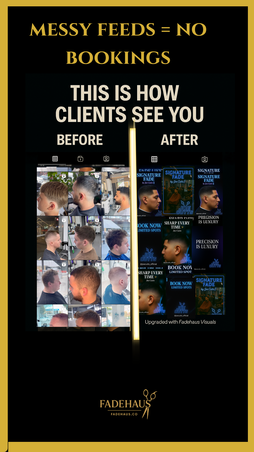 The barber booking blue print