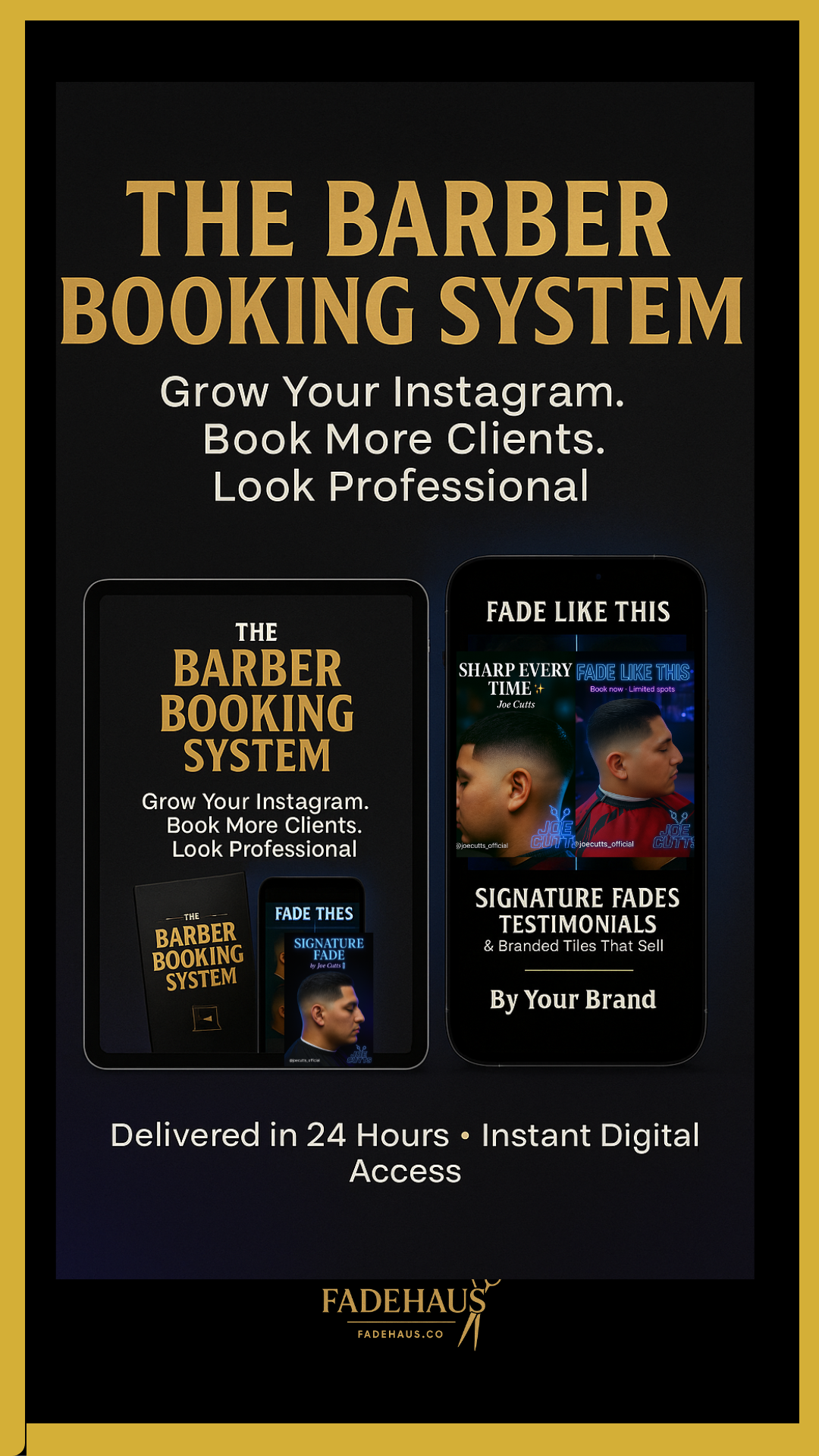 The barber booking blue print
